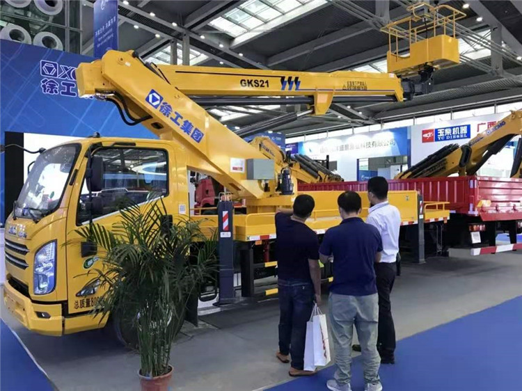 XCMG official 16m aerial work truck XGS5062JGKJ6 telescopic aerial bucket truck mounted price